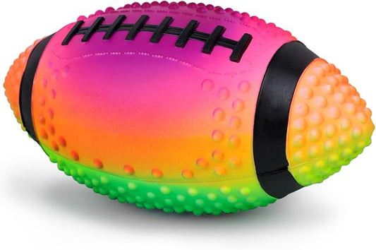 AMOR PRESENT Pool Beach Football, 9 Inches Inflatable Footballs Waterproof Football Strong Grip Fun Pool Toys, for Kids Ages 8-12, Boys Gift, Swimming Balls Sports, Birthday Gifts, Pet Training Toy