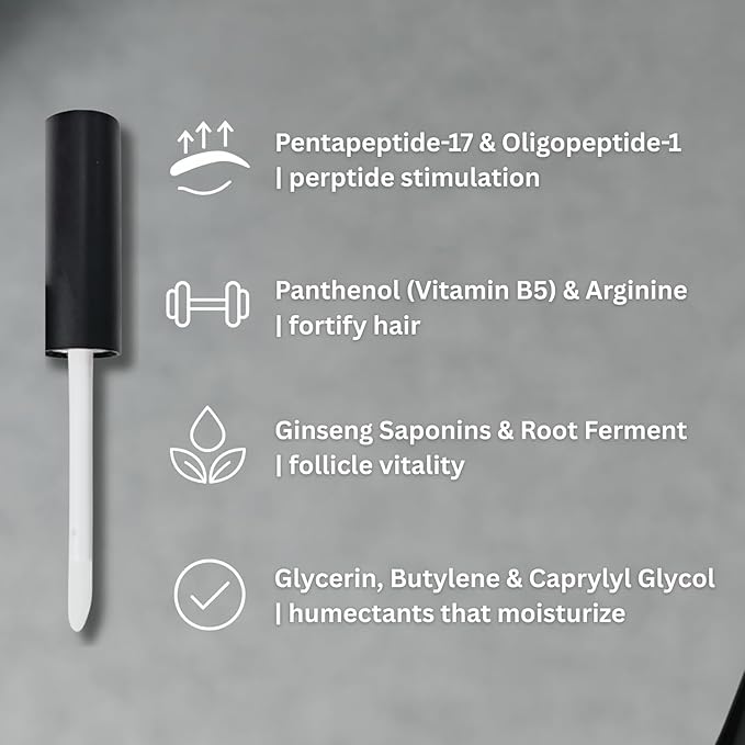 The Men Pen Eyebrow Boosting + Caffeine Kit | Eyebrow, Beard and Hair Filler | Waterproof, Long Lasting, Sweat Proof - Dark Brown