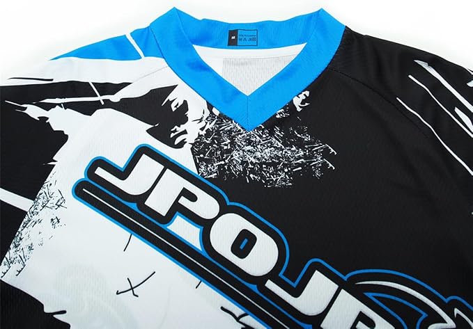 Dirt Bike Jersey for Youth, Kids Mountain Bicycle Shirt Long Sleeve Children Downhill Jerseys for Motorcycle Motocross