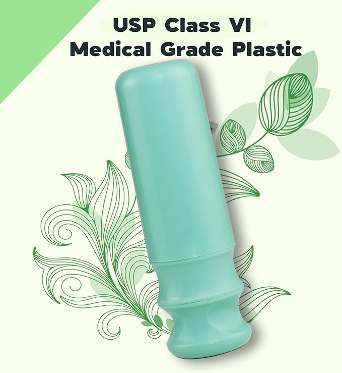 SHORDY Menstrual Cup Applicator & Lube Set - Easy Insertion Tool (Green) | Works with Most Cups, Reusable Copa menstrual Aplicador, Includes lubricant, Easy-to-use cup tool