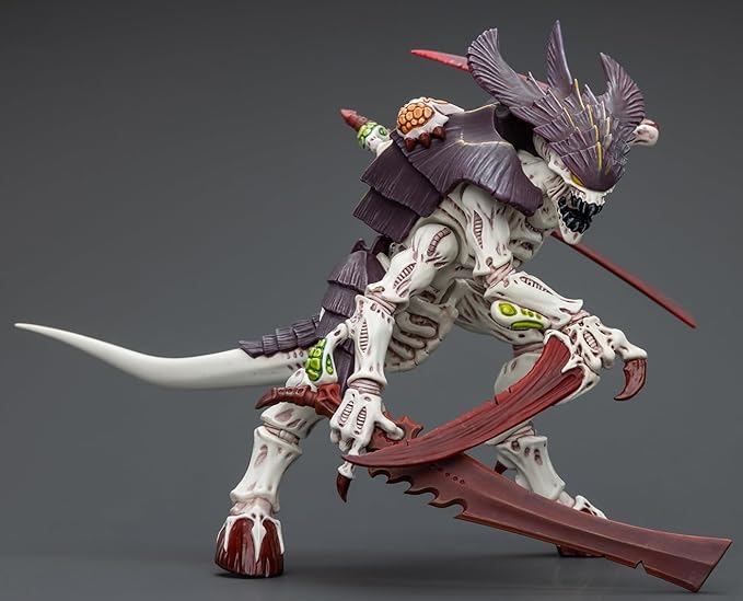 JOYTOY Warhammer 40K 1/18 Action Figures, Tyranids Hive Fleet Leviathan Tyranid Warrior with Boneswords Perfect for Collectors & Decor, Ideal Gift for Birthdays, Christmas, Character Figure - JT7004
