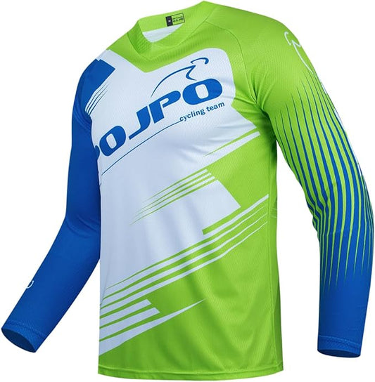 Dirt Bike Jersey for Youth, Kids Mountain Bicycle Shirt Long Sleeve Children Downhill Jerseys for Motorcycle Motocross