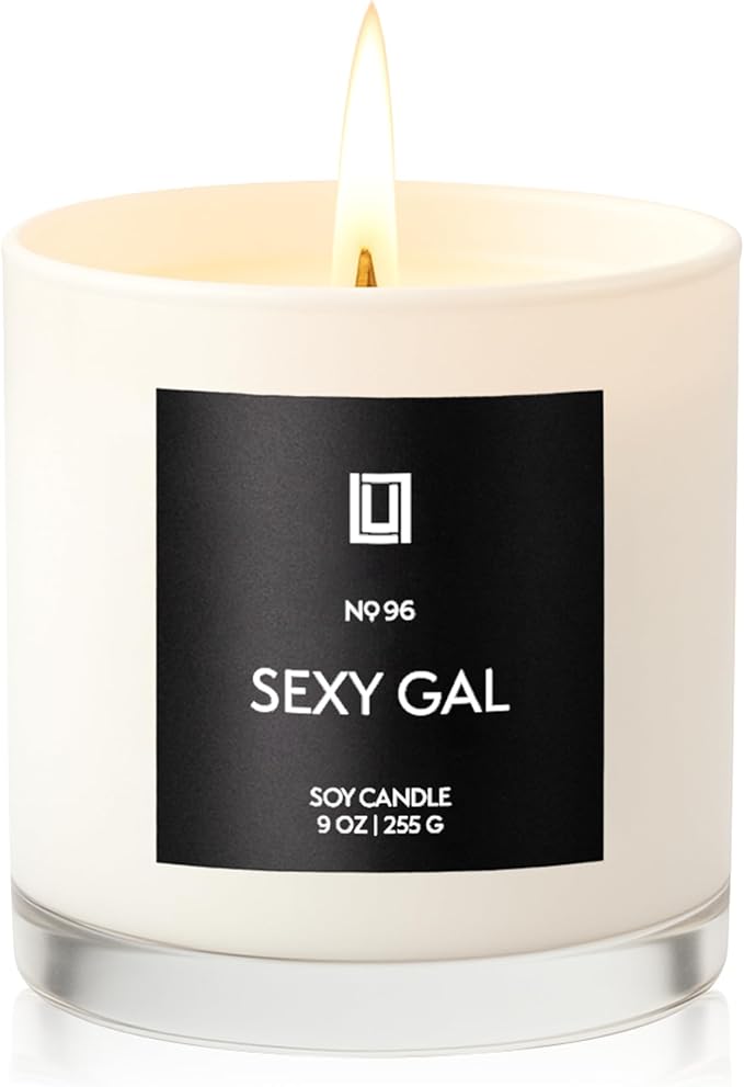 Lulu Candles | Sexy Gal | Luxury Scented Soy Jar Candle | Hand Poured in The USA | Highly Scented & Long Lasting (9 Oz.)