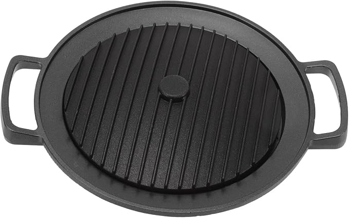 Portable Wooden Charcoal Grill,Japanese Hibachi Tabletop BBQ for Indoor/Outdoor Use, Camping, Patio, Backyard & Picnic | Durable Cast Iron & Aluminum Alloy Construction