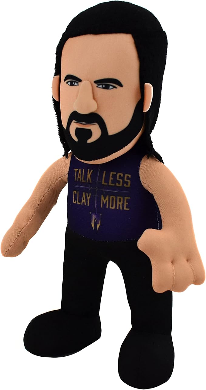 Bleacher Creatures WWE Drew McIntyre 10" Plush Figure - A Wrestling Superstar for Play or Display