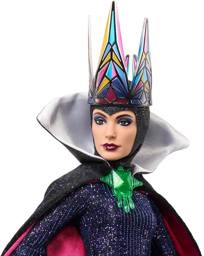Mattel Disney Collector Evil Queen Collectible Fashion Doll in Signature Clothing Inspired by Disney Snow White Movie, Gifts for Kids & Collectors