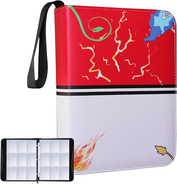 Trading Card Binder Deluxe – Premium 9-Pocket Album with 900 Pockets, Ideal Card Storage Binder for Boys and Girls, Collection Book Case for Card Enthusiasts