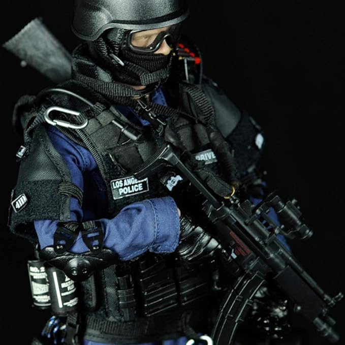 12inch Soldier Action Figure Model, 1/6 Scale Realistic Army Military Police Soldier Model Set with Accessories Collection Toys