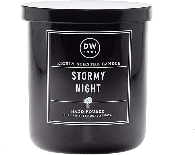 DW Home Stormy Night Scented Candle for Home, 9 oz, 8.8 oz Candle Jar, Up to 33H Burn Time, Luxury Scented Candle for Relaxation, Gifting, Home Décor
