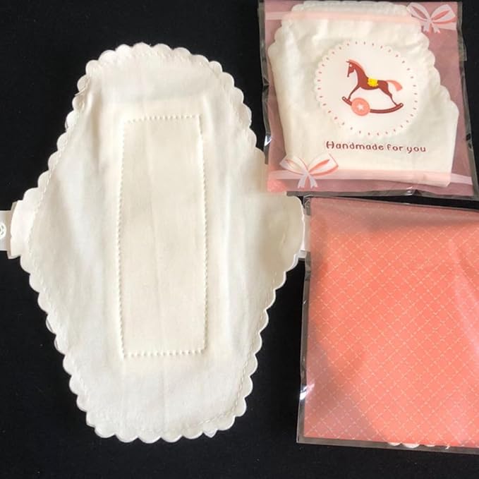Reusable Waterproof Menstrual Pads Cloth Sanitary Napkins 3Pcs Set 180Mm Washable Cotton Pads Leakproof Panty Liners for Women Period Care