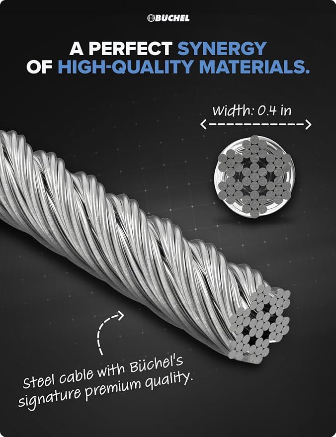 Büchel Bike Locks Cable for Kids - Colorful & Keyless - Secure Your Child's Bike - Easy-to-Use Bicycle Accessory, High Security 5 Digit Resettable Combination Coiling Bicycle Lock, Anti Theft