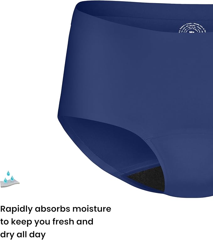 Kt by Knix Super Leakproof Boyshort - Period Underwear for Teens - Black, (1 Pack)