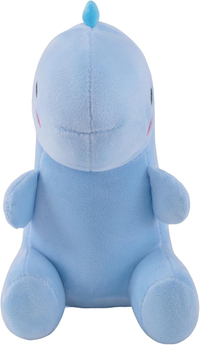 Plush Dinosaur Stuffed Animal, Cute Toys Anime Dinosaur Soft Throw Pillow Gift for Children Boys Girls Blue 18.5 inch