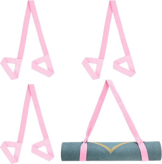 PATIKIL Yoga Mat Strap, Adjustable Yoga Mat Carrier Straps Sling Cotton Anti Slip Mat Holder Stretching Band