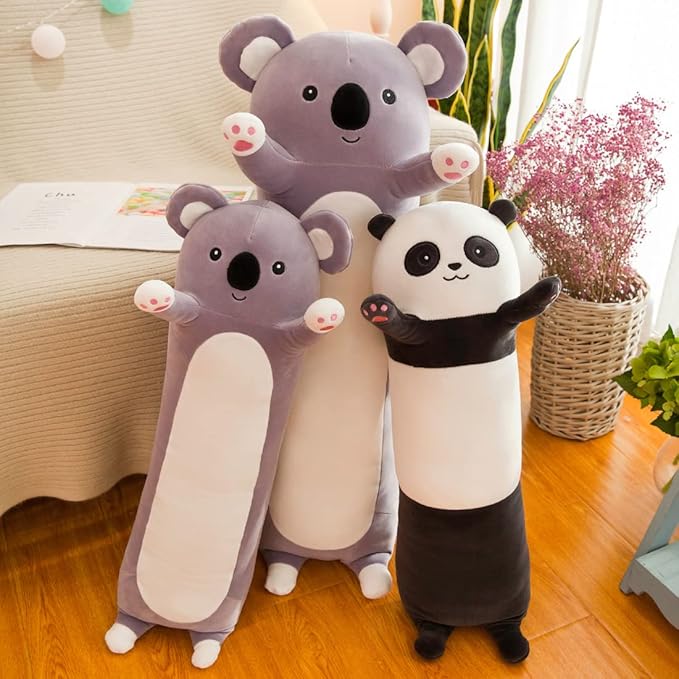 Long Kaola Plush Toy Cute Cartoon Kaola Stuffed Animal Plush, Soft Long Kaola Sleeping Hugging Plush Pillow, Kaola Plush Toy for Kids Girlfriend(130cm/51.1 inch)