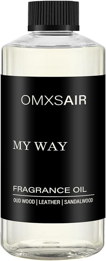 My Way Hotel Diffuser Oil & waterless Diffuser Essential Oil Home & Office Luxury Scents 500ml - Comforting Sandalwood, Cedarwood & Iris - Aromatherapy Oil Blends Premium Fragrance Oils for Diffuser