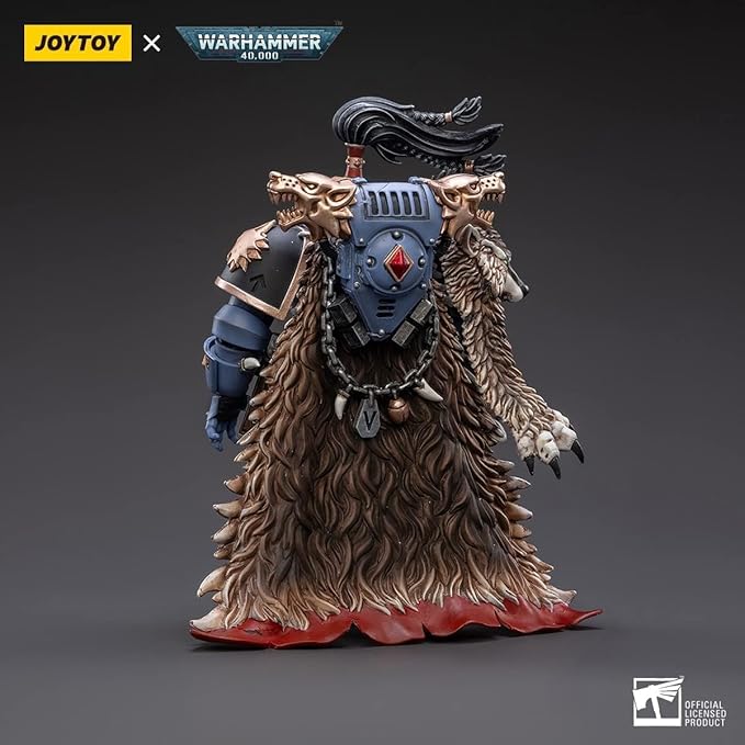 JOYTOY1/18 Warhammer 40,000 Action Figure Space Wolves Ragnar Blackmane Collection Model Birthday Gift