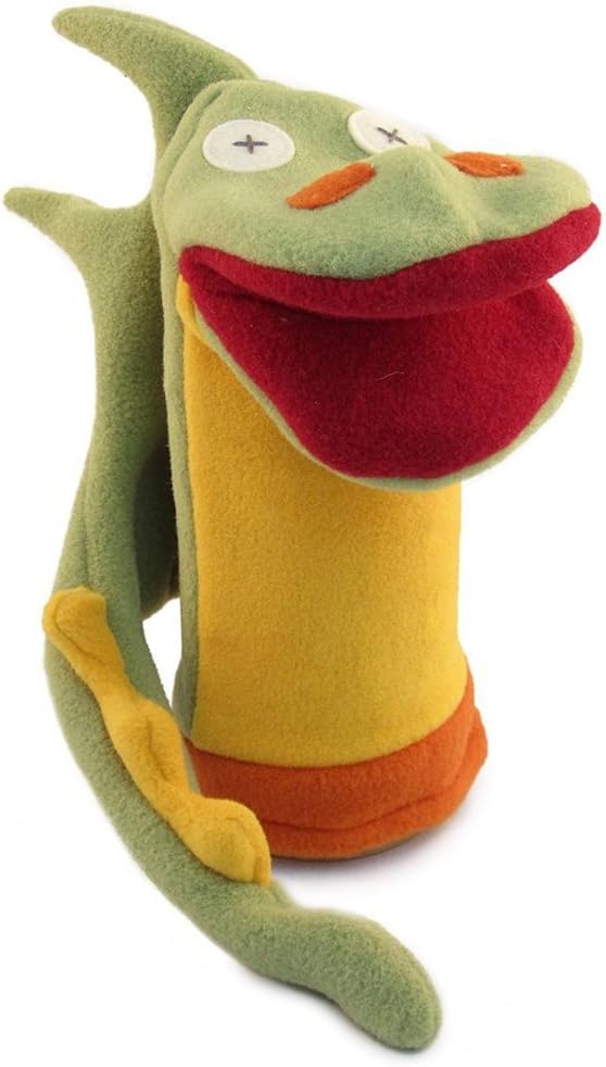 Cate and Levi Fantasy and Imagination Hand Puppets-Set of 4 Includes 2 Unicorns and 2 Dragons (100% USA Polar Fleece)