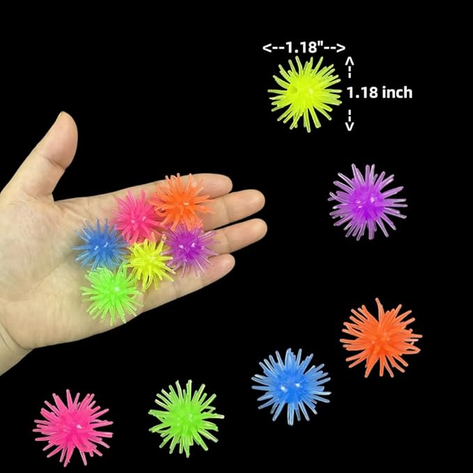 100 Pieces Sticky Toys , Colorful Sticky Clingy Crawlers Hands Stretchy Toys for Kids Treasure Box Classroom Prizes Party Favors for Kids 3-8-12