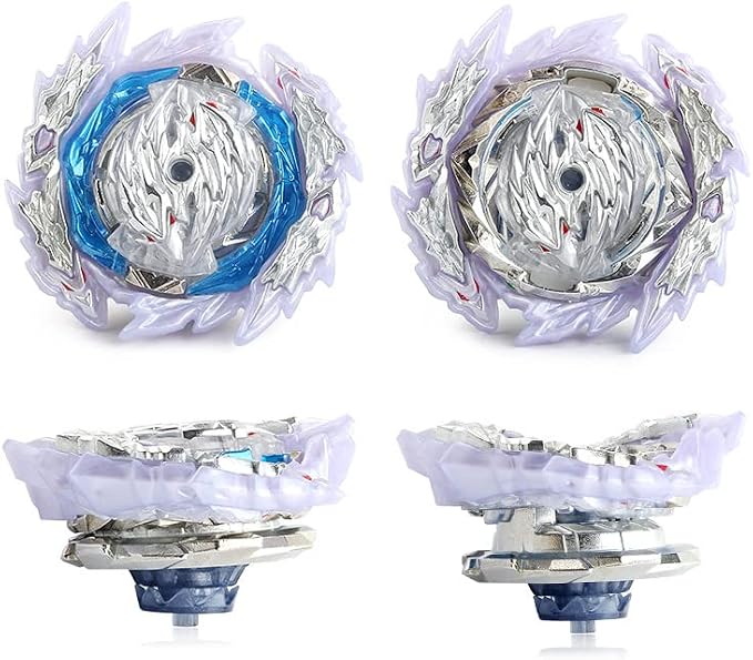 MUSTYBELT Battling Top Burst Gyro Toy Set Toy Gift for Children Boys Ages 6 8 10 12+ Combat Battling Game 12 Burst Spinning Tops 2 Two Way Launchers Grip Starter (BOZE-B8)