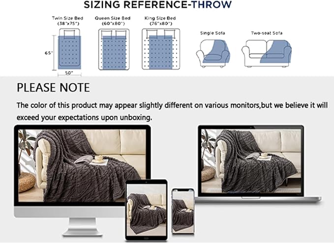 YUSOKI Sherpa Fleece Large Throw Blanket, Morel, 50"x65" | 3D Stylish Design,320GSM, Non-Shedding, Lightweight for All Season Use, stays fluffy after repeated washes, Perfect Gifts