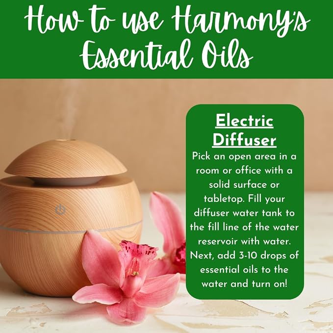 H.E.A.L.'s Frosted Fire Essential Oil Blend 1oz – Wintergreen, Basil, Marjoram, Peppermint, Sage, Chamomile, Lavender Blend for Diffusers