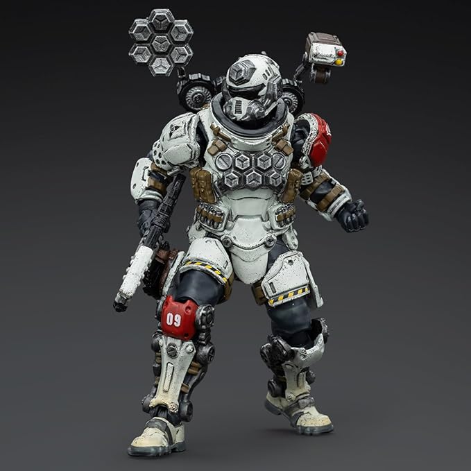 JOYTOY 1/18 Action Figure Battle for The Stars Sorrow Expeditionary Forces 09th Legion Assault Company-Signaller Collection Model Birthday Gifts