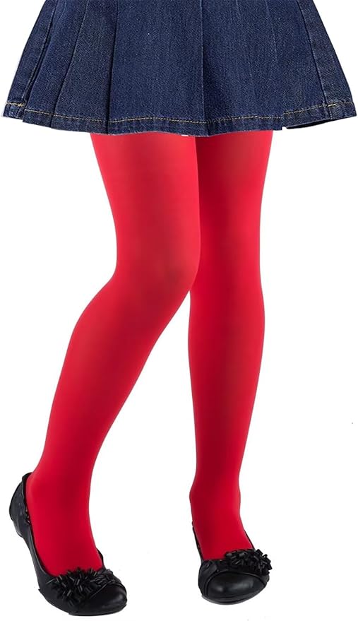CHUNG Girls Footed Tights Light Weight Stretchy 60D Multi Candy Color Stage Play Costumes 2-12Y