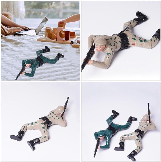 Hemoton 1pc Reptile Figure Toy Electric Toy Electric Soldier Children Soldier Action Figures Crawling Crawling Action Figure