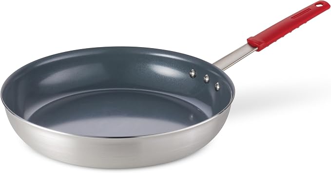 Tramontina Professional 14-Inch Ceramic Non Stick Extra Large Frying Pan, Heavy-Gauge Aluminum Skillet with Ceramic Nonstick Coating, Dishwasher and Oven Safe, Gray