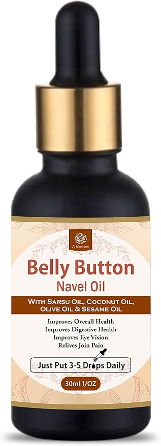 Belly Button Oil/Nabhi Oil/with Coconut, Sarsu & Olive Oil 30Ml Pack of 1