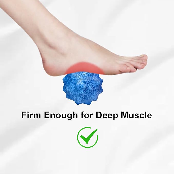 Foot Massage Ball, Pain Relieve from Plantar Fasciitis, Massage Tool for Tight Muscles and Sore Feet, Restore Foot Massage Roller, Myofascial Release