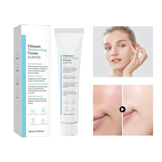 Youthful Formula Ultimate Moisturizing Cream, Korean Gel, Centella Moisturizer,Youthful Formula Moisturizing Cream,For All Skin Types 3pcs