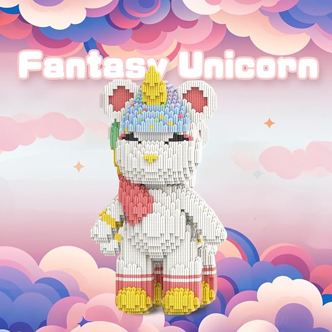 DAHONPA Animal Unicorn Micro Building Blocks Set (5100 Pieces) Gift for Adults and Kids