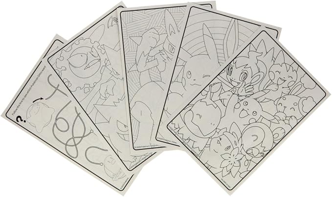 Crayola Giant Pokemon Coloring Book (288 Pages), 2 Sticker Sheets, Coloring Book for Kids & Adults, Travel Activity, Pokemon Gift for Kids, 3+