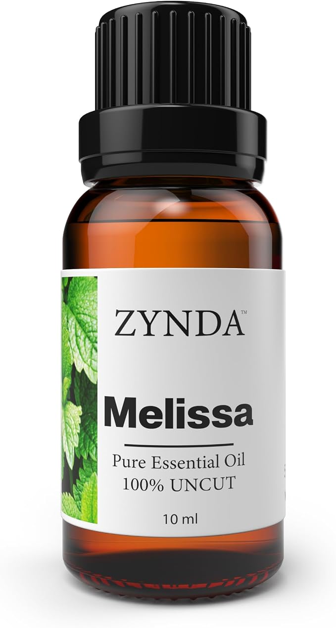 Melissa Essential Oil 100% Pure & Natural – Premium Melissa Oil for Skin Care, Hair, Diffuser & Aromatherapy – Organic Essential Oil, 3rd Party Lab Tested Natural Essential Oils – 10ml