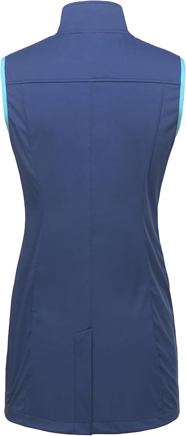 Little Donkey Andy Women's Lightweight Softshell Vest, Windproof Sleeveless Jacket for Running Hiking Travel