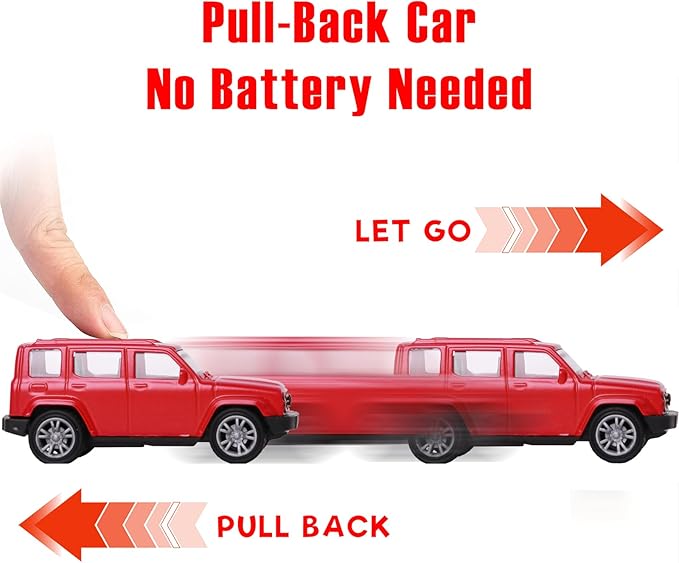 Color Changing Cars Bath Toys for Kids Ages 3 and Up 6Pcs 1：60 Pull Back Cars Model, Change Color in Water Above 35 Degrees Celsius