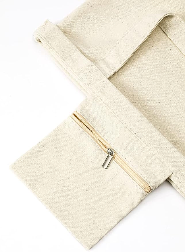 Moyaqi Canvas Tote Bag with Yoga Mat Carrier Pocket Carryall Shoulder Bag for Office, Workout, Pilates, Travel, Beach and Gym