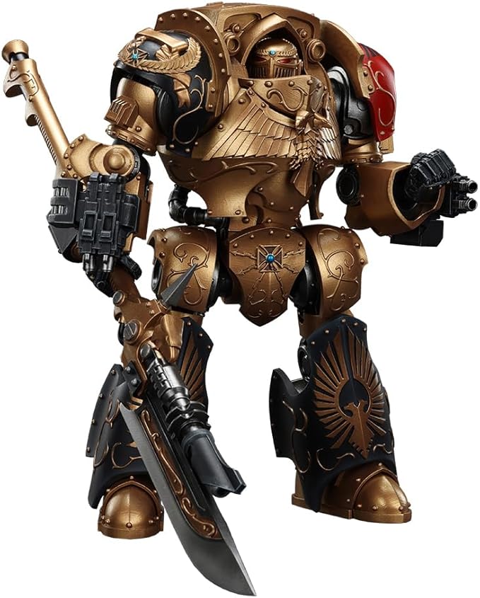 JOYTOY Warhammer The Horus Heresy 1:18 Action Figure Legio Custodes Contemptor-Achillus Dreadnought Collection Model Birthday Gifts