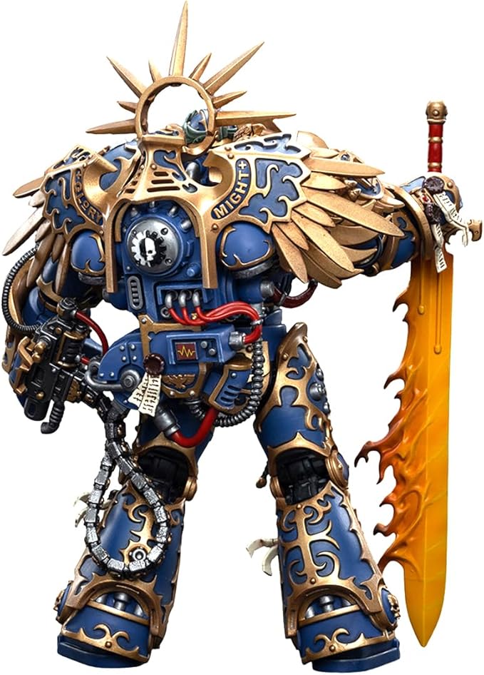 JOYTOY Warhammer 40K 1/18 Action Figures, Ultramarines Primarch Roboute Guilliman Perfect for Collectors & Decor, Ideal Gift for Birthdays, Christmas, Character Figure - JT6342