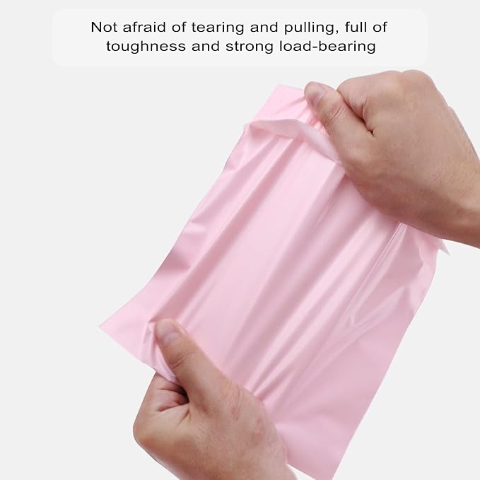 Personal Disposal Bags, Set of 100 Sanitary Napkin Disposal Bags, Hide Personal Items, Self Sealing Bag to Seal Smell, Beautiful Light Pink Color, Suitable for Sanitary Napkin (Light Pink)