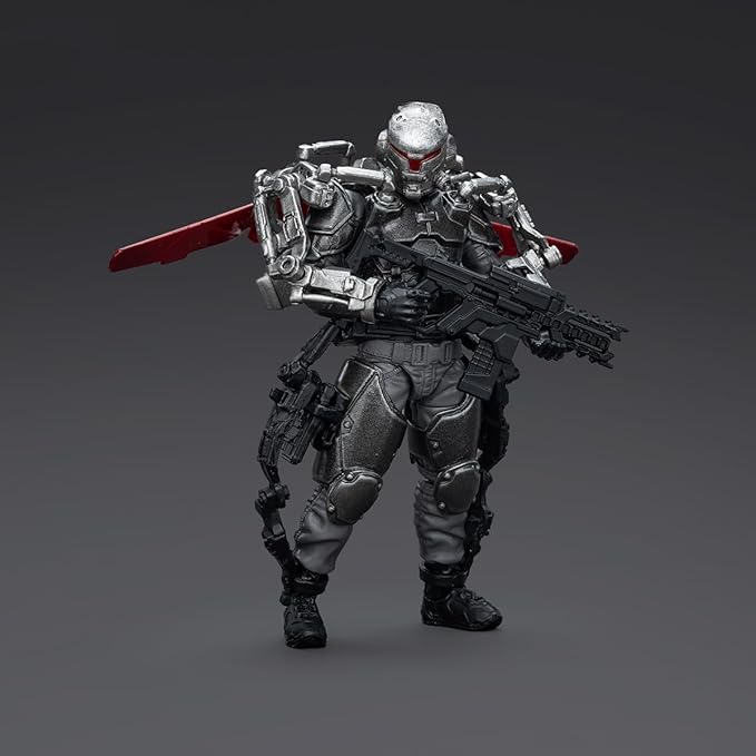 JOYTOY 1/18 Action Figure - Army Builder Promotion Pack Figure 28 -Lone Wolf with Exoskeleton ABS & PVC, Perfect for Collectors & Decor - 4.1 Inch, 3.74 OZ (JT1743)