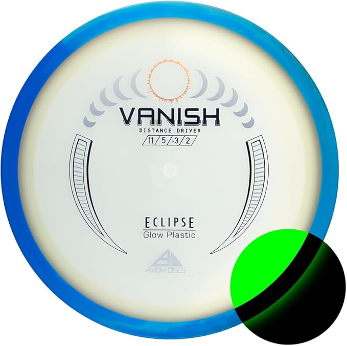 Axiom Discs Eclipse Glow 2.0 Vanish Disc Golf Distance Driver (Colors May Vary)
