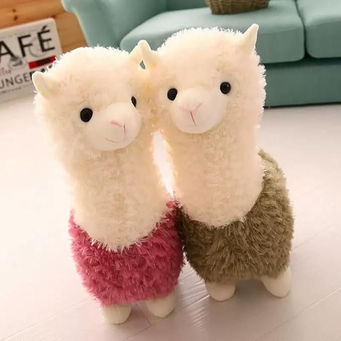 Llama Stuffed Animal Cute Alpaca Plush Toy 17.7 inch for Girls Boys(Alpaca 45cm lvse)