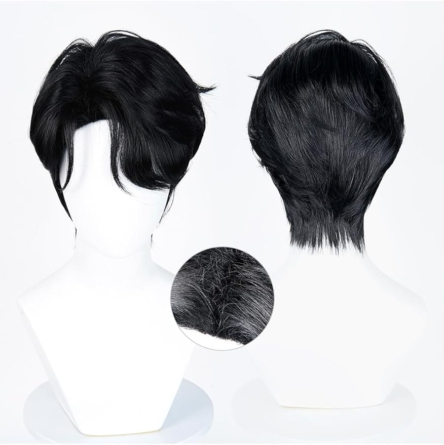 Saja Cosplay Anime Costume Accesories Baby Saja Green Wigs Adults Mens Halloween Outfits Props