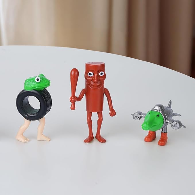 2025 New Italian Brainrot Toy Figures Animals Tralalero Tralala Figure Bombardiro Crocodilo for Brain Rot Cake Toppers Birthday Gifts Party Decorations