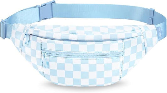 MAXTOP Large Crossbody Fanny Pack with 4-Zipper Pockets,Gifts for Enjoy Sports Festival Workout Traveling Running Casual Hands-Free Wallets Waist Pack Phone Bag Carrying All Phones