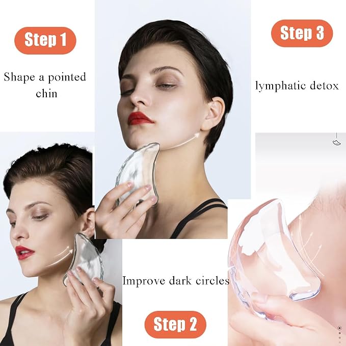 OULIGET Back Massage Stick Facial Gua Sha Tools Set,Manual Body Massage Hammer for Back Shoulders Neck Legs,Face Manual Massager Tool for Beauty Self Care,3 Pieces