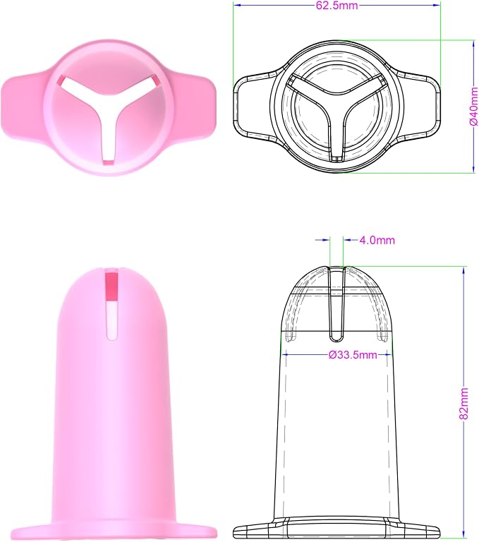 Applicator Tool for Menstrual Cups Easy to Use & Eco Friedly Best for Women Menstural Cup Steamer wash Your Cup. (applicator)